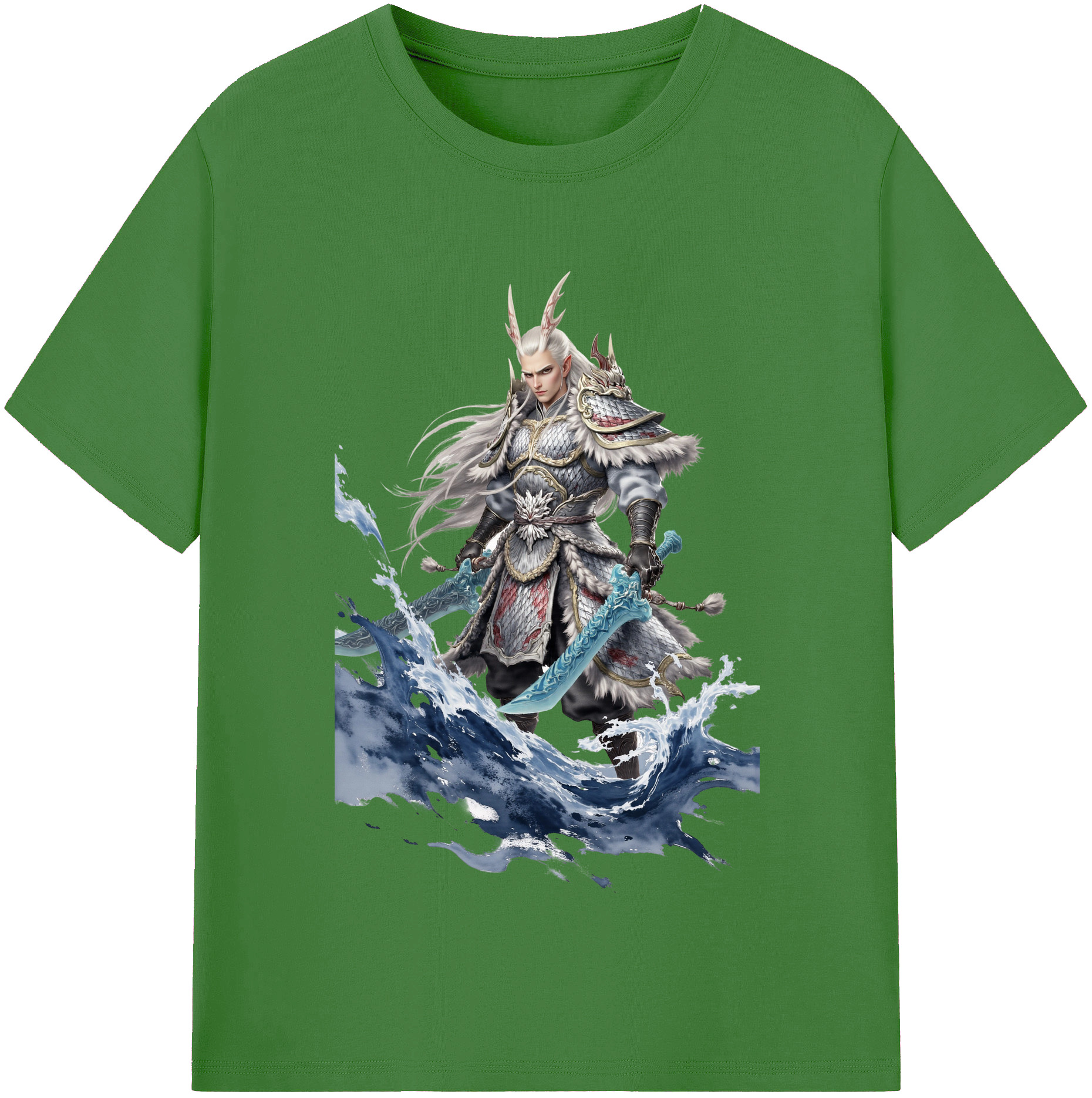 （画像用） Ne Zha 2 ナタ 魔童の大暴れ レディースカジュアルプリントTシャツ（綿100％）